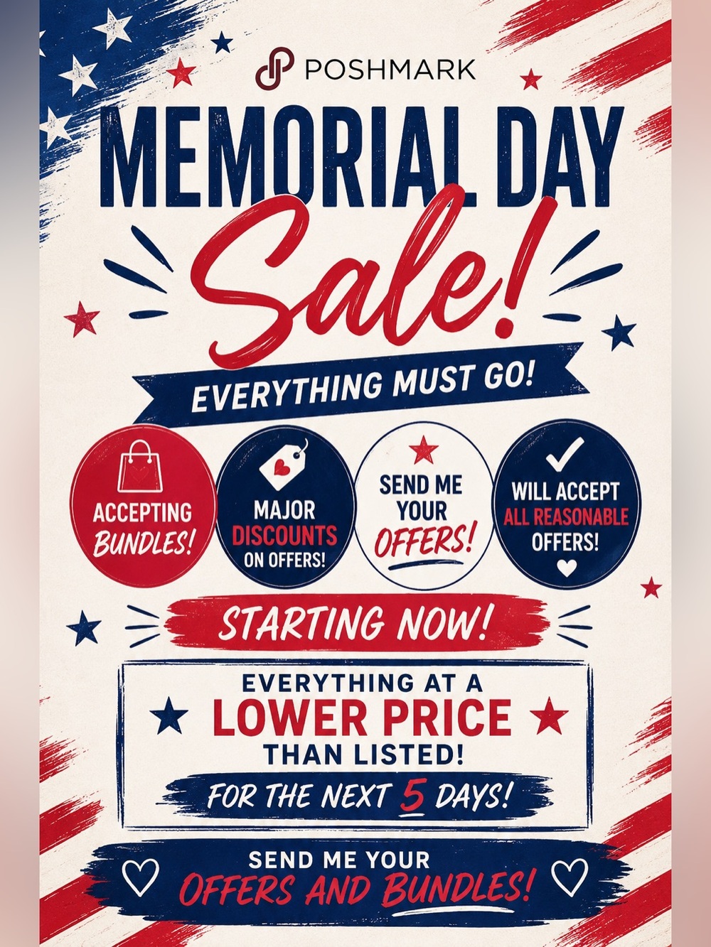 Memorial Day Sale!!!!!!!!!